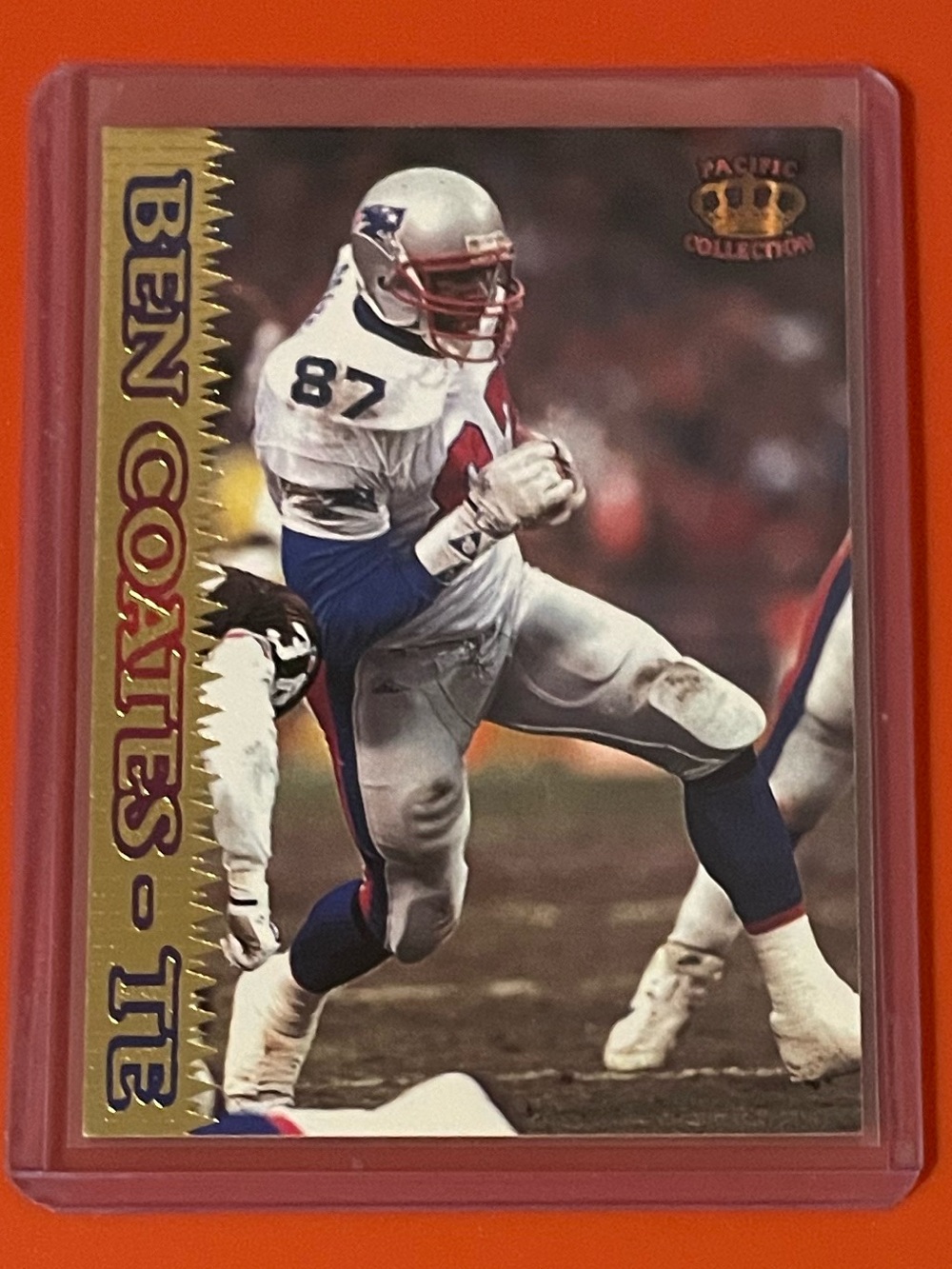 Ben Coates #138 1995 Pacific Crown Collection Football Trading Card